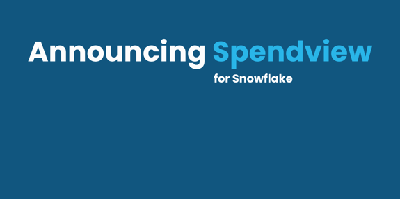 DataOps.live announces Spendview for Snowflake