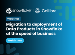 Migration to deployment of Data Products in Snowflake  at the speed of business