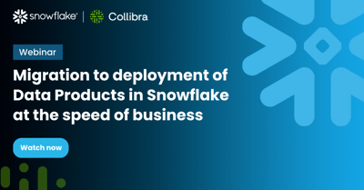 Migration to deployment of Data Products in Snowflake